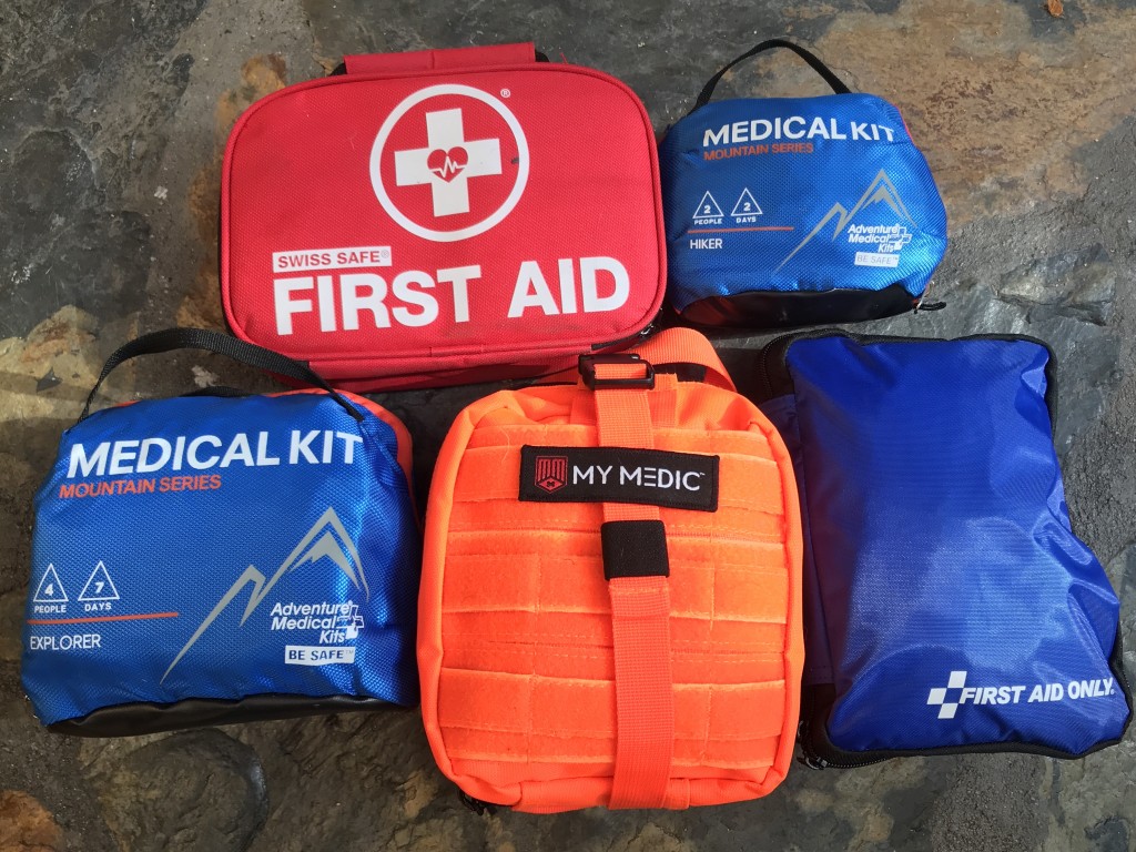 Mountain guide first aid kit